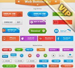 网页按钮：Web Buttons Kit